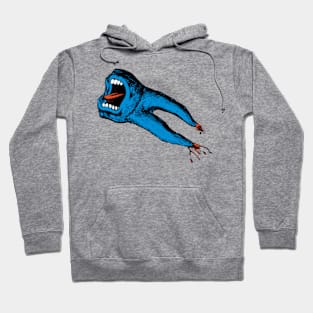 Screaming flying blue tooth Hoodie